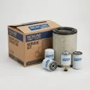 Complete 500-Hour Filter Service Kit Box for Heavy Duty Engines (Cummins, Detroit, Volvo, Mack, CAT) - Includes Lube, Fuel, and Coolant Filters.