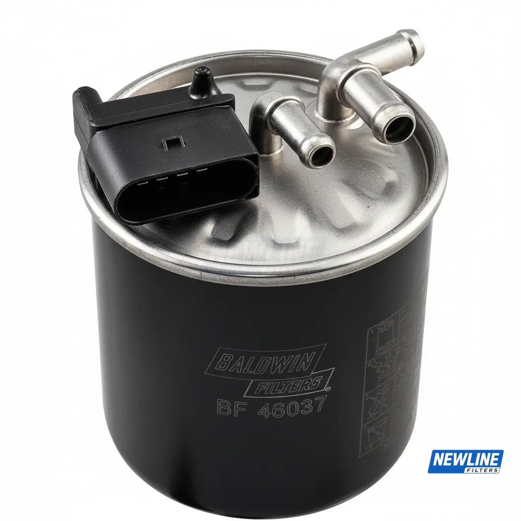 NewLine In-Line Fuel Filters NL-BF46037 - Replaces BF46037, Mercedes-Benz A6510903152 - High Quality Fuel Filters