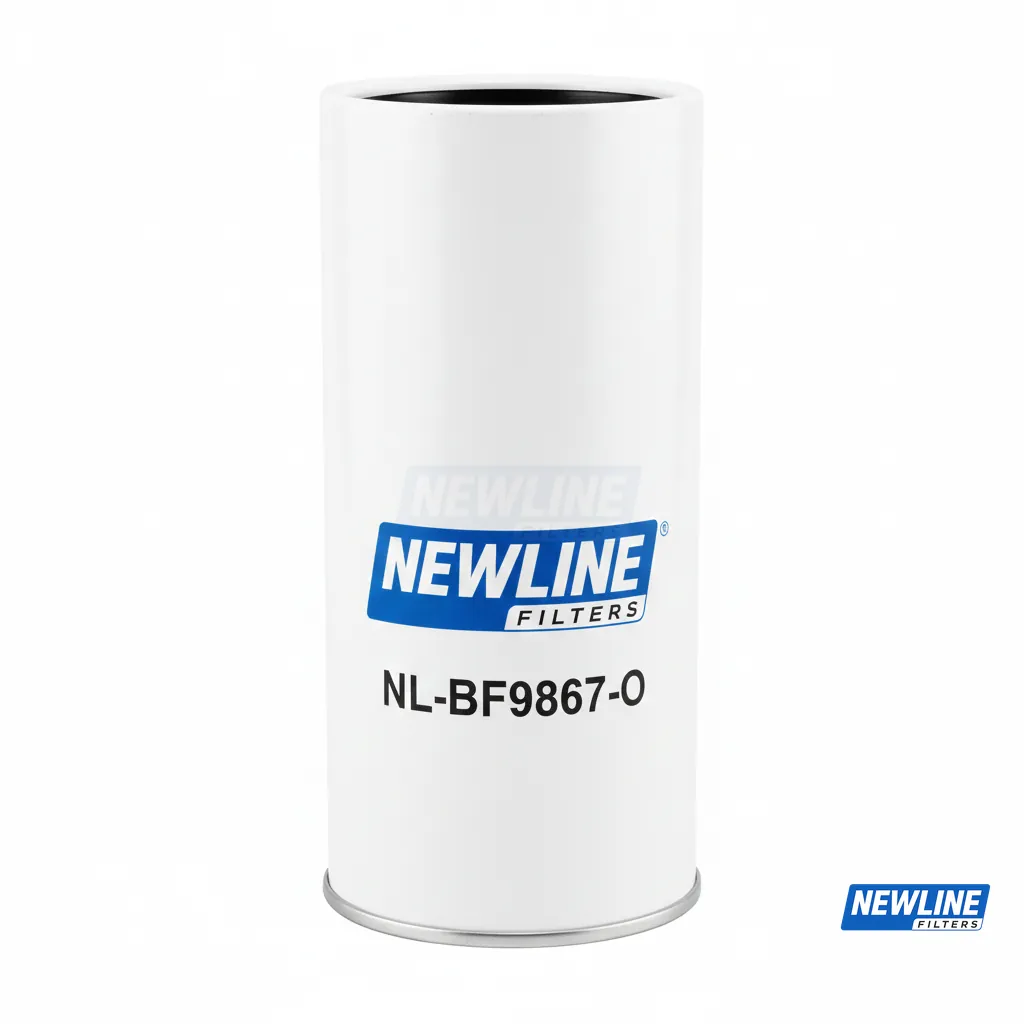 NewLine Spin-on Fuel Filters with Open End for Bowl NL-BF9867-O - Replaces BF9867-O, Bomag 05825015 - High Quality Fuel Filters